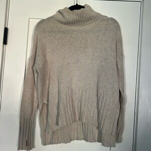 Cream turtleneck sweater